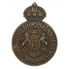 Metropolitan Police Special Constabulary Cap Badge - King's Crown