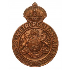Metropolitan Police Special Constabulary Cap/Lapel Badge - King's Crown