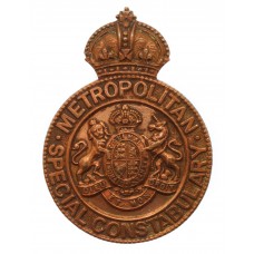 Metropolitan Police Special Constabulary Cap/Lapel Badge - King's Crown