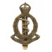 Royal Army Medical Corps (R.A.M.C.) Brass Cap Badge - King's Crown