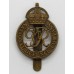 George VI National Defence Company Cap Badge