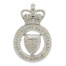 Leicestershire & Rutland Constabulary Cap Badge - Queen's Crown