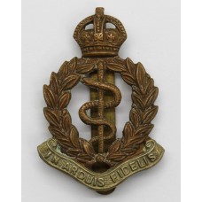 Royal Army Medical Corps (R.A.M.C.) Bi-metal Cap Badge - King's Crown
