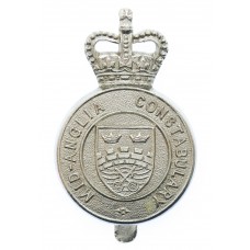 Mid-Anglia Constabulary Cap Badge - Queen's Crown