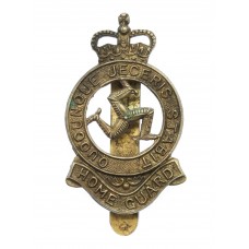 Isle of Man Home Guard Cap Badge - Queen's Crown