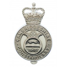 Cambridgeshire Constabulary Cap Badge - Queen's Crown