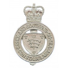 Essex and Southend-on-Sea Constabulary Cap Badge - Queen's Crown