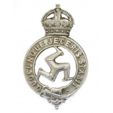 Isle of Man Constabulary Cap Badge - King's Crown