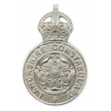 Lancashire Constabulary Cap Badge - King's Crown