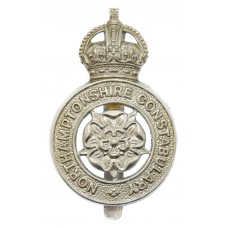 Northamptonshire Constabulary Cap Badge - King's Crown