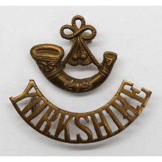 King's Own Yorkshire Light Infantry (BUGLE / YORKSHIRE) Shoulder Title
