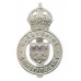 Derbyshire Constabulary Cap Badge - King's Crown