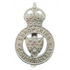 Shropshire Constabulary Cap Badge - King's Crown