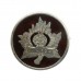 WW1 Canadian Military Forces  Sterling Silver & Tortoiseshell Sweetheart Brooch