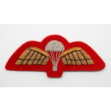 British Army Bullion Dress Parachute Wings (Red Backing)