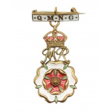 WW1 Queen Mary's Needlework Guild (Q.M.N.G.) Workers Enamelled Badge