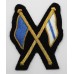 British Army Signallers Bullion Trade Badge (Black Backing)