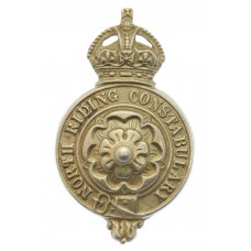 North Riding Constabulary Kepi/Cap Badge - King's Crown