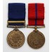 1887 Police Jubilee Medal (Clasp - 1897) and 1902 Police Coronation Medal - PC. T. Guest, X Division (Kilburn), Metropolitan Police