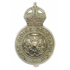 North Riding Constabulary Cap Badge - King's Crown