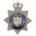 Manchester City Police Senior Officer's Enamelled Cap Badge - Queen's Crown