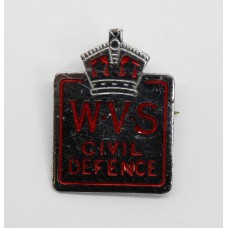 Women's Voluntary Service (W.V.S.) Civil Defence Lapel Badge - Ki