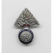 Royal Fusiliers Enamelled Sweetheart Brooch - King's Crown