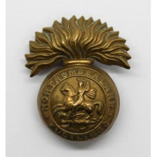 Northumberland Fusiliers Brass Cap Badge