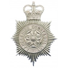 Lancashire Constabulary Helmet Plate - Queen's Crown