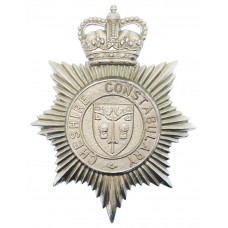 Cheshire Constabulary Helmet Plate - Queen's Crown