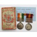 Queen's South Africa (Clasps - Cape Colony, Paardeberg, Johannesburg) and King's South Africa (Clasps - South Africa 1901, South Africa 1902) Medal Pair - Pte. G.W. Parker, 2nd Bn. Lincolnshire Regiment