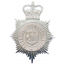 Bristol Constabulary Helmet Plate - Queen's Crown