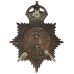 Luton Borough Police Night Helmet Plate - King's Crown