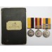 Queen's Sudan, Queen's South Africa (Clasps - Transvaal, South Africa 1902) and Khedives Sudan (Clasps - The Atbara, Khartoum) Medal Group of Three - Pte. F. Collins, Lincolnshire Regt