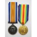 WW1 British War & Victory Medal Pair - Pte. J.H. Dawes, 8th Bn. King's Own Yorkshire Light Infantry