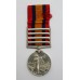 Queen's South Africa Medal (Clasps - Cape Colony, Johannesburg, Diamond Hill, Wittebergen) - Pte. A. Burns, Gordon Highlanders - Died 19/5/01 (Pretoria)