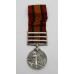 Queen's South Africa Medal (Clasps - Relief of Kimberley, Paardeberg, Driefontein) - Pte. W. Harris, 1st Bn. Welsh Regiment - Wounded 10/03/1900 (Driefontein)