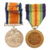 WW1 British War & Victory Medal Pair - Pte. C. Turner, Essex Regiment