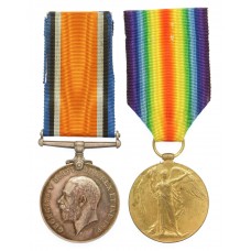 WW1 British War & Victory Medal Pair - Pte. A. Cundle, The King's (Liverpool) Regiment