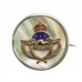 Royal Air Force (R.A.F.) Mother of Pearl and Silver Rim Sweetheart Brooch
