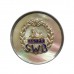 South Wales Borderers Mother of Pearl and Silver Rim Sweetheart Brooch