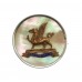 Monmouthshire Regiment Mother of Pearl and Silver Rim Sweetheart Brooch