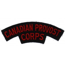 Canadian Provost Corps (CANADIAN PROVOST/CORPS) Cloth Shoulder Title