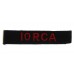 10th Royal Canadian Artillery (10 RCA) Cloth Shoulder Title