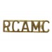 Royal Canadian Army Medical Corps (R.C.A.M.C.) Shoulder Title