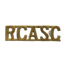 Royal Canadian Army Service Corps (R.C.A.S.C.) Shoulder Title