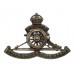 South African Artillery Cap Badge - King's Crown (Revolving Wheel)