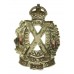 Scottish Horse Yeomanry Cap Badge - King's Crown