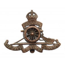 WWI Canadian Field Artillery Cap Badge (Revolving Wheel)