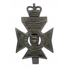 Canadian The Regina Rifle Regiment Cap Badge - Queen's Crown